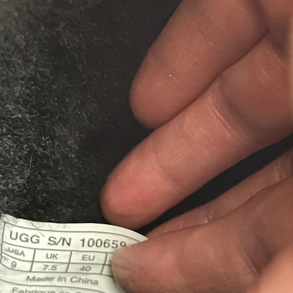 Ugg Classic Tall Boots Black Tasman Braid Beautiful Condition! Size 9 - Picture 3 of 8